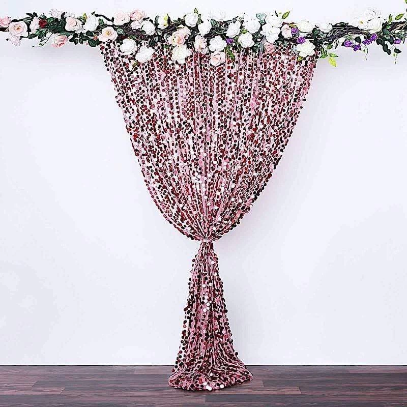 8 Feet X 8 Feet Big Payette Sequin Backdrop Curtain