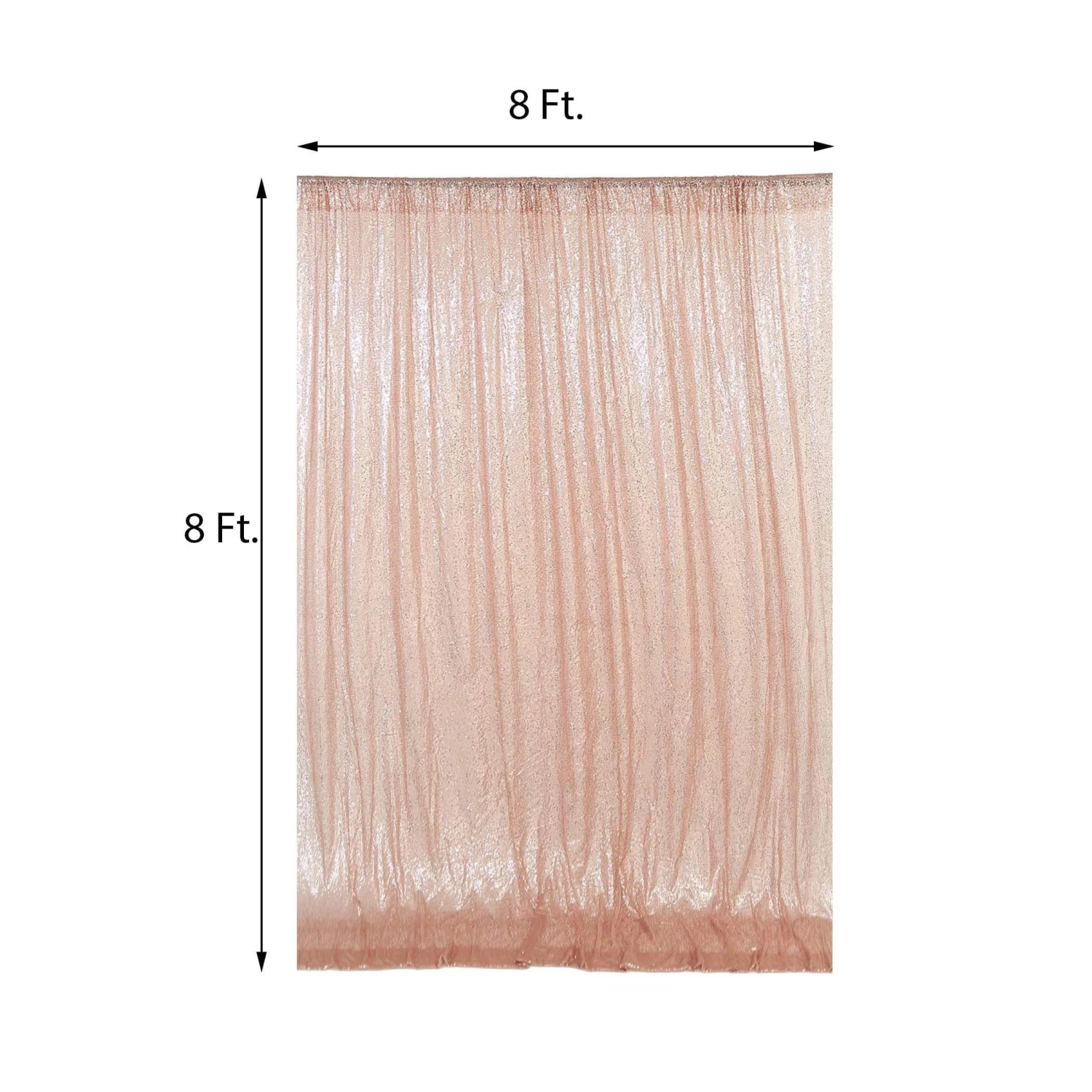 8 Feet X 8 Feet Sequin Backdrop Curtain - Image 8