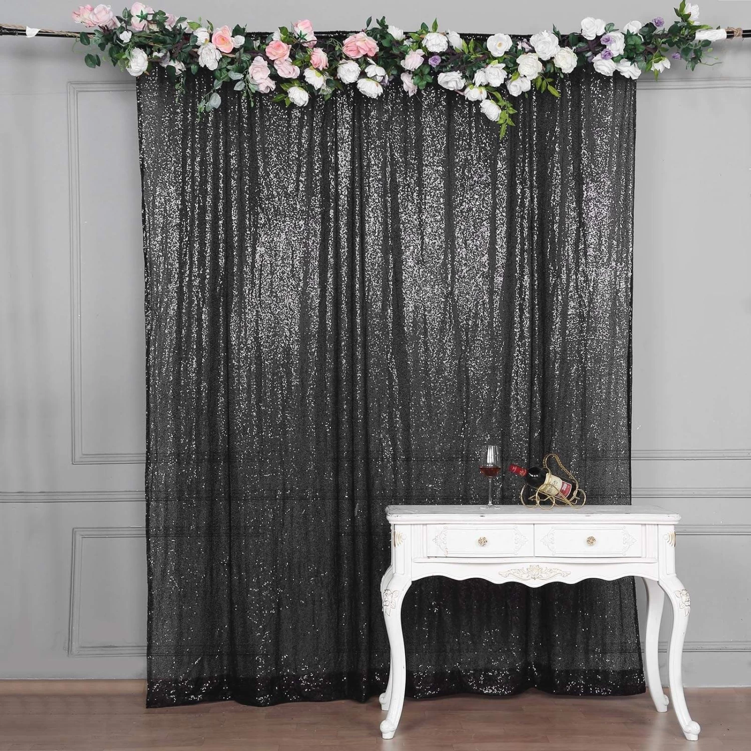 8 Feet X 8 Feet Sequin Backdrop Curtain - Image 17