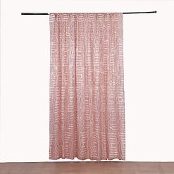 8x8 Feet Geometric Sequined Mesh Backdrop Curtain Panel