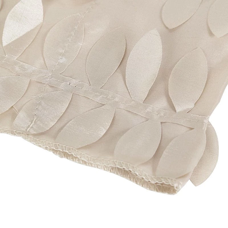 8x8 Feet Leaf Petal Taffeta Curtain Panel Photography Backdrop Drape - Image 10