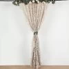 8x8 Feet Leaf Petal Taffeta Curtain Panel Photography Backdrop Drape