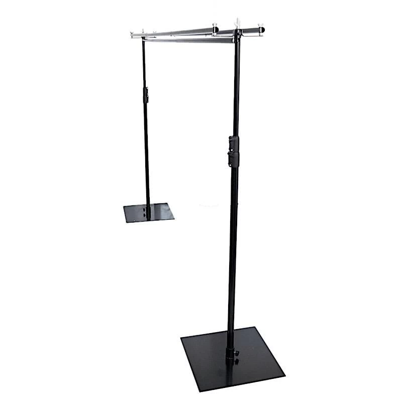 10 Feet Black Dual Cross Bar Photo Backdrop Stand - Image 18