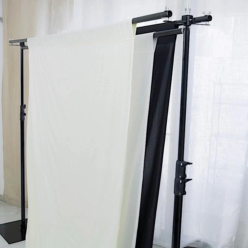 10 Feet Black Dual Cross Bar Photo Backdrop Stand - Image 14