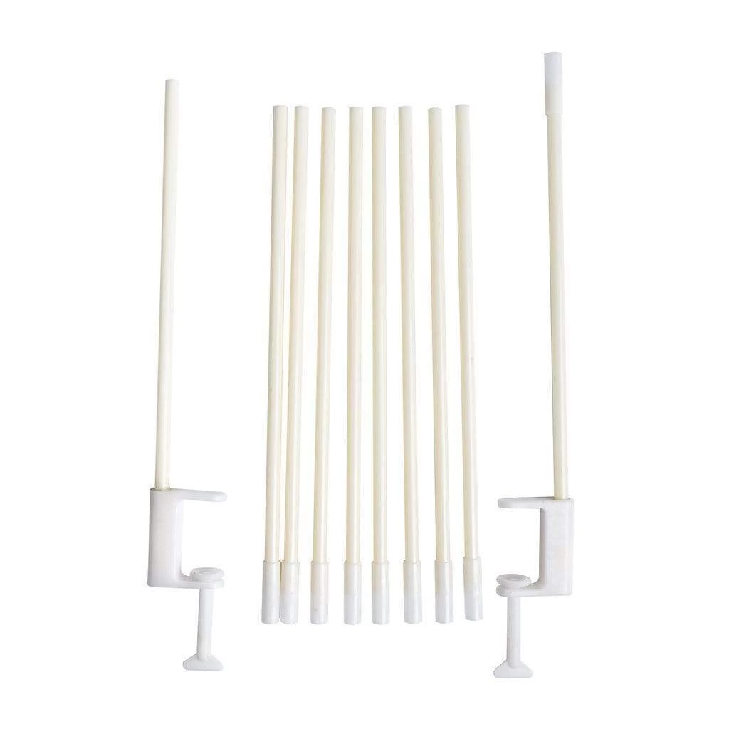 12 Feet Adjustable Balloon White Arch Stand Kit For 6 Feet Table - Image 2