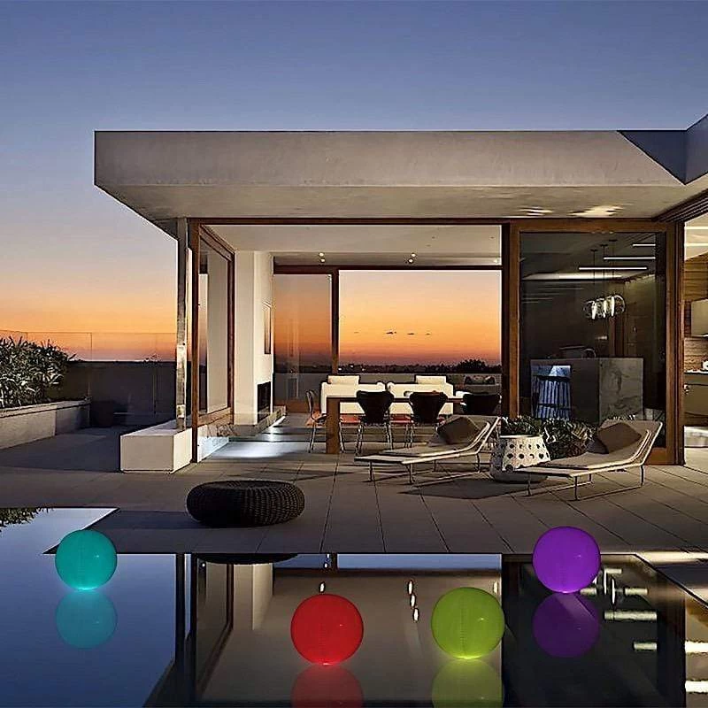 12 In Assorted LED Ball Inflatable Floating Pool Light