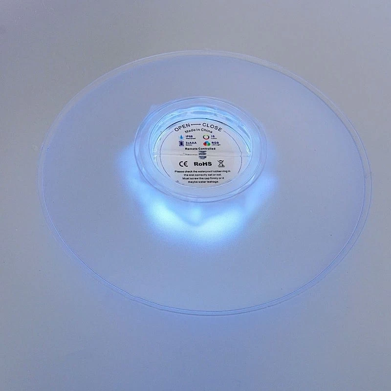 13x22 In Air Candy Inflatable Light Up Ottoman Battery Operated LED Furniture - Image 9