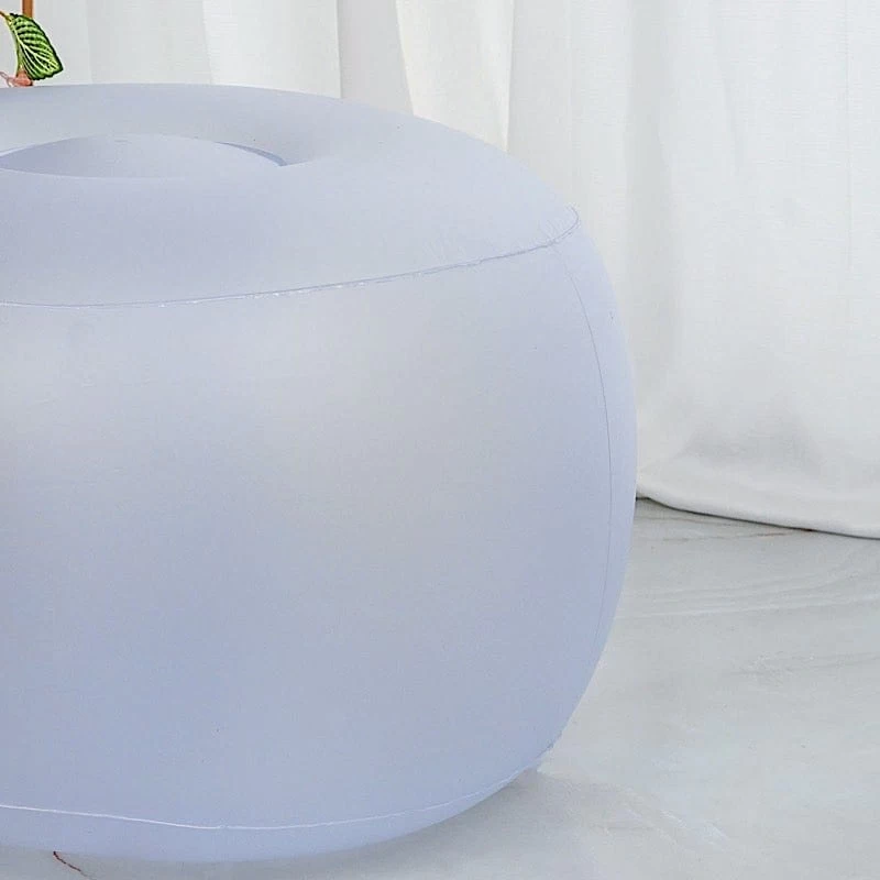 13x22 In Air Candy Inflatable Light Up Ottoman Battery Operated LED Furniture - Image 11