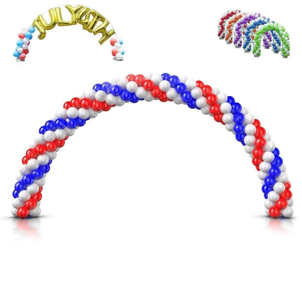 19 Feet Balloon White Arch Stand Kit