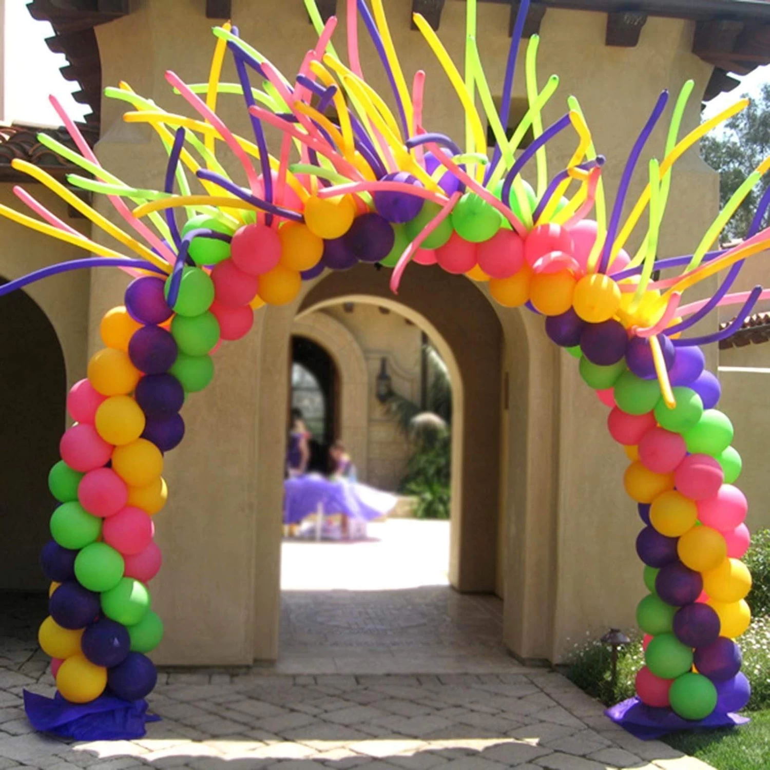 19 Feet Balloon White Arch Stand Kit - Image 5