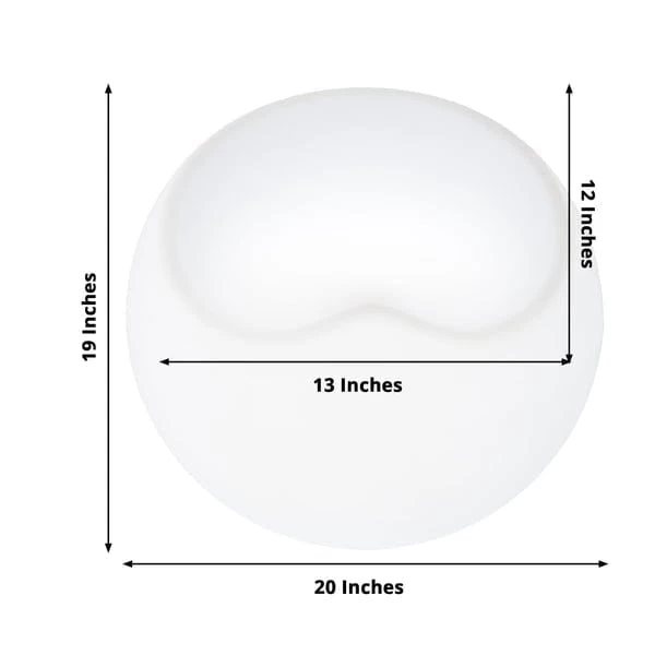 19x20 In Cordless Light Up Saucer Chair Rechargeable LED Furniture - Image 8