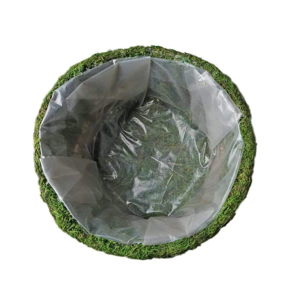 2 Brown And Green Natural Moss Bird Nest Planter Boxes Centerpieces - Image 4