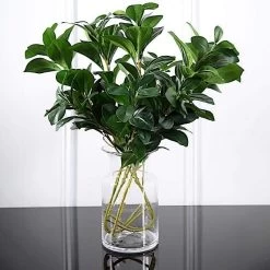 2 Green 26 In Artificial Lemon Leaves Sprays Stems