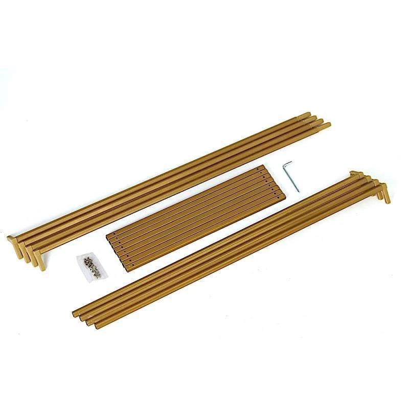 2 Rectangular 48 In Tall Metal Geometric Flower Stands Centerpieces - Image 7