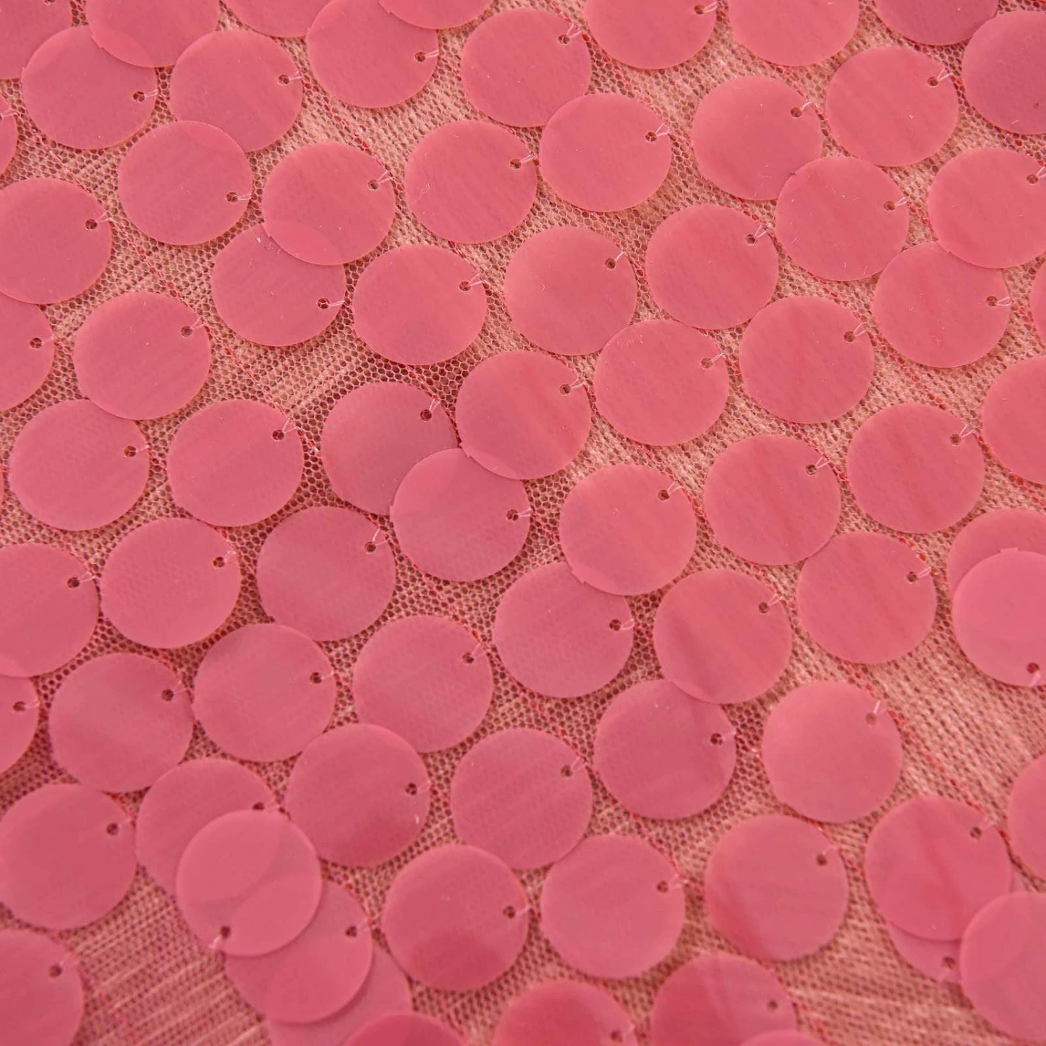 2 Pcs 52" X 84" Coral Big Payette Sequin Window Curtains Drapes Panels - Image 2