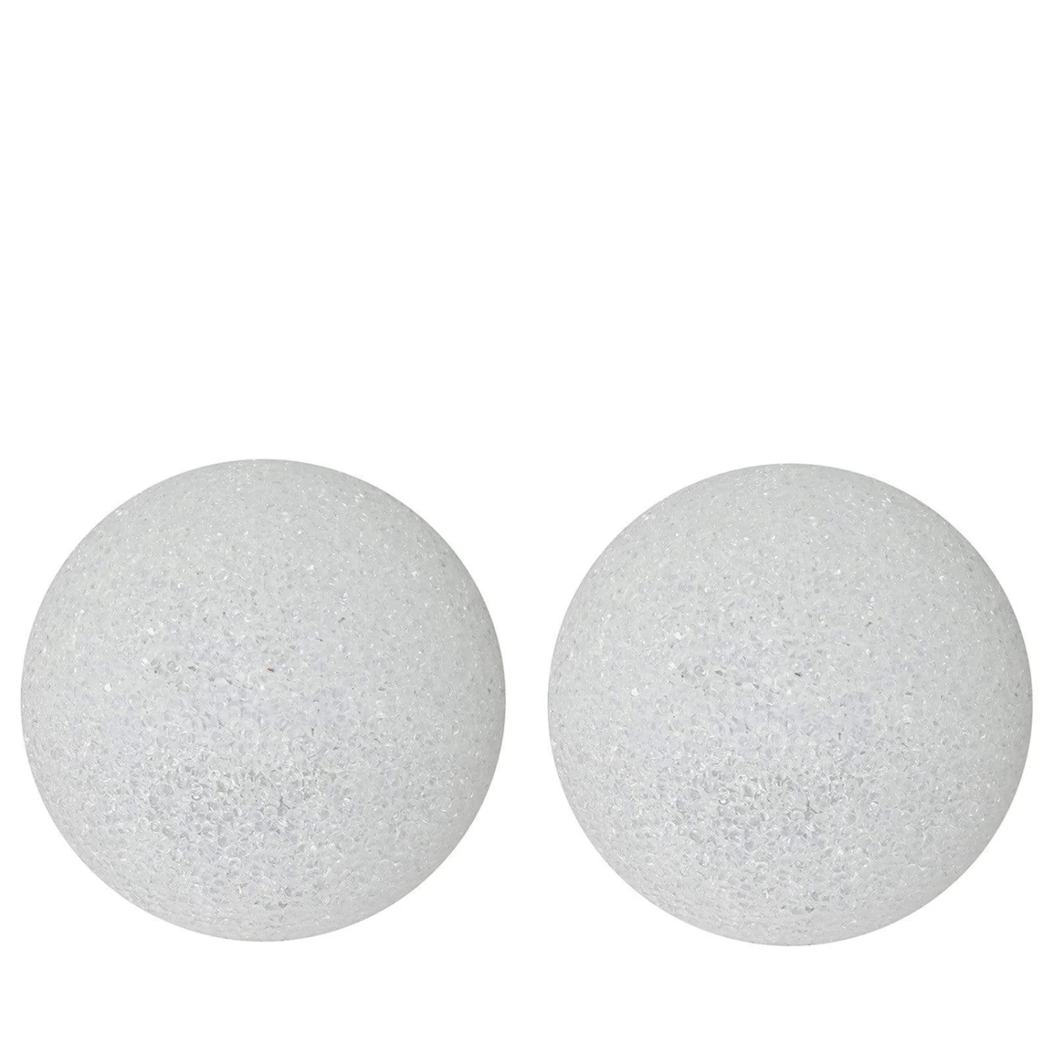 2 Pcs 6 In Wide Assorted LED Balls Battery Operated Orbs Lights - Image 3