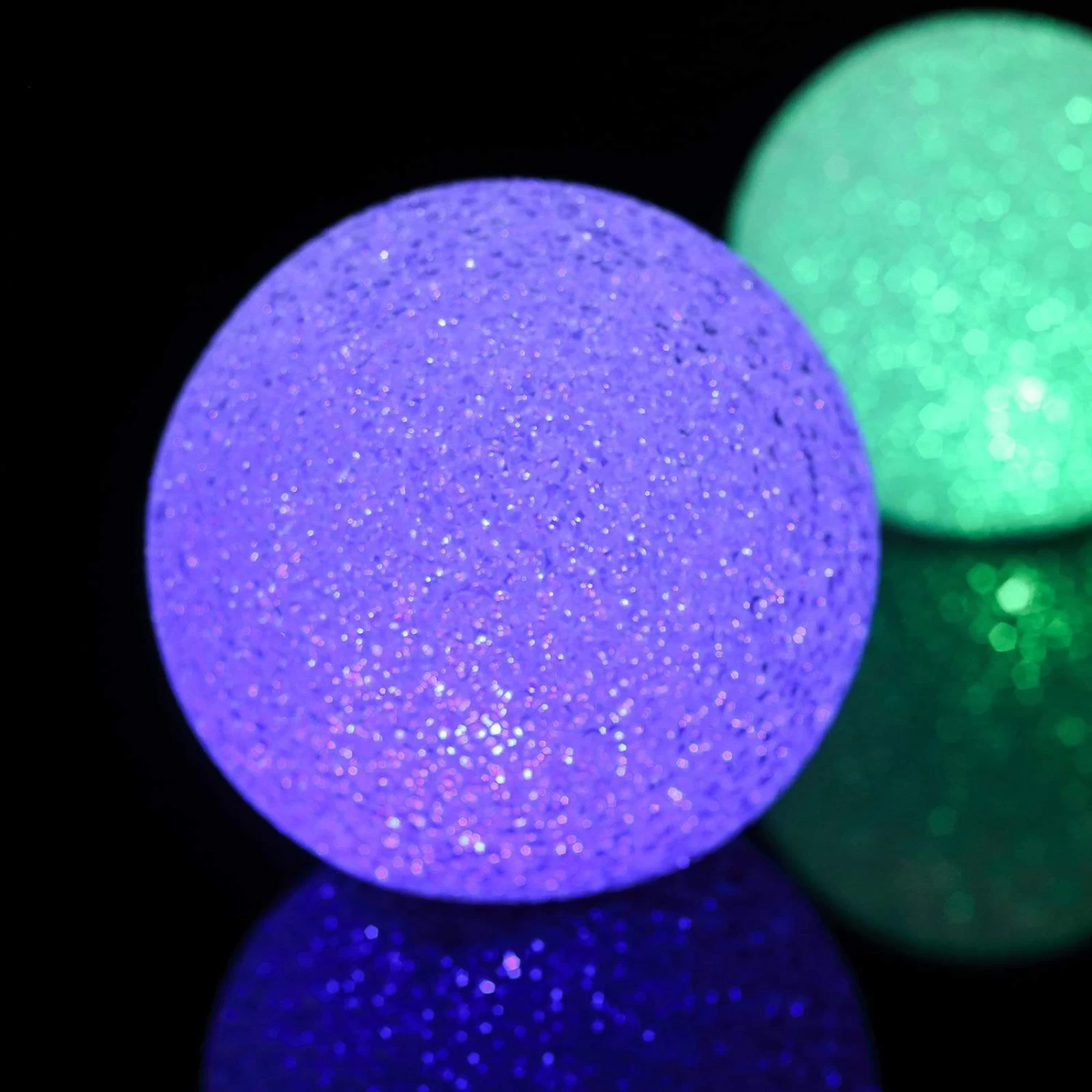 2 Pcs 6 In Wide Assorted LED Balls Battery Operated Orbs Lights - Image 14