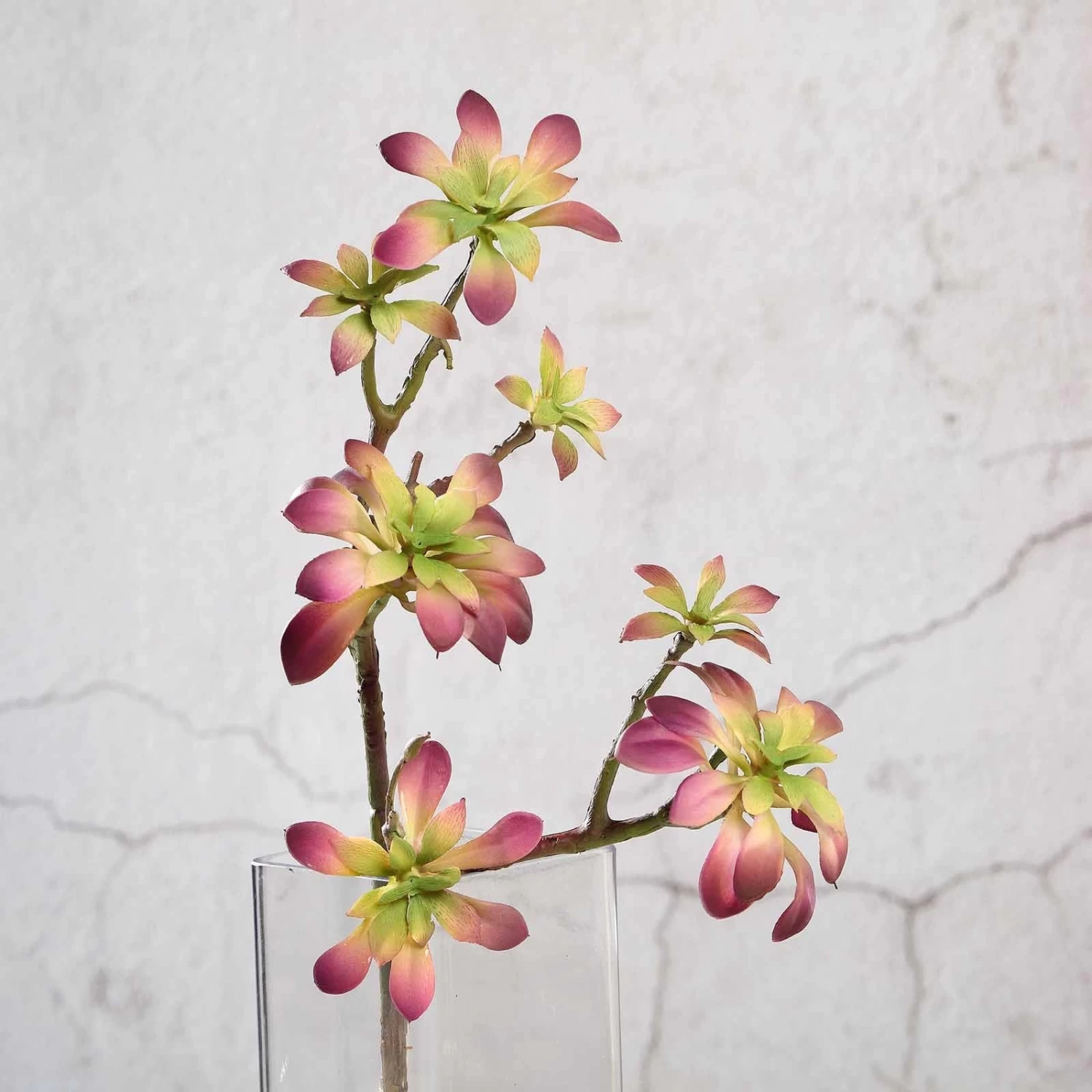 3 Pcs 18" Assorted Artificial Faux Succulent Picks Sprays Stems - Image 5