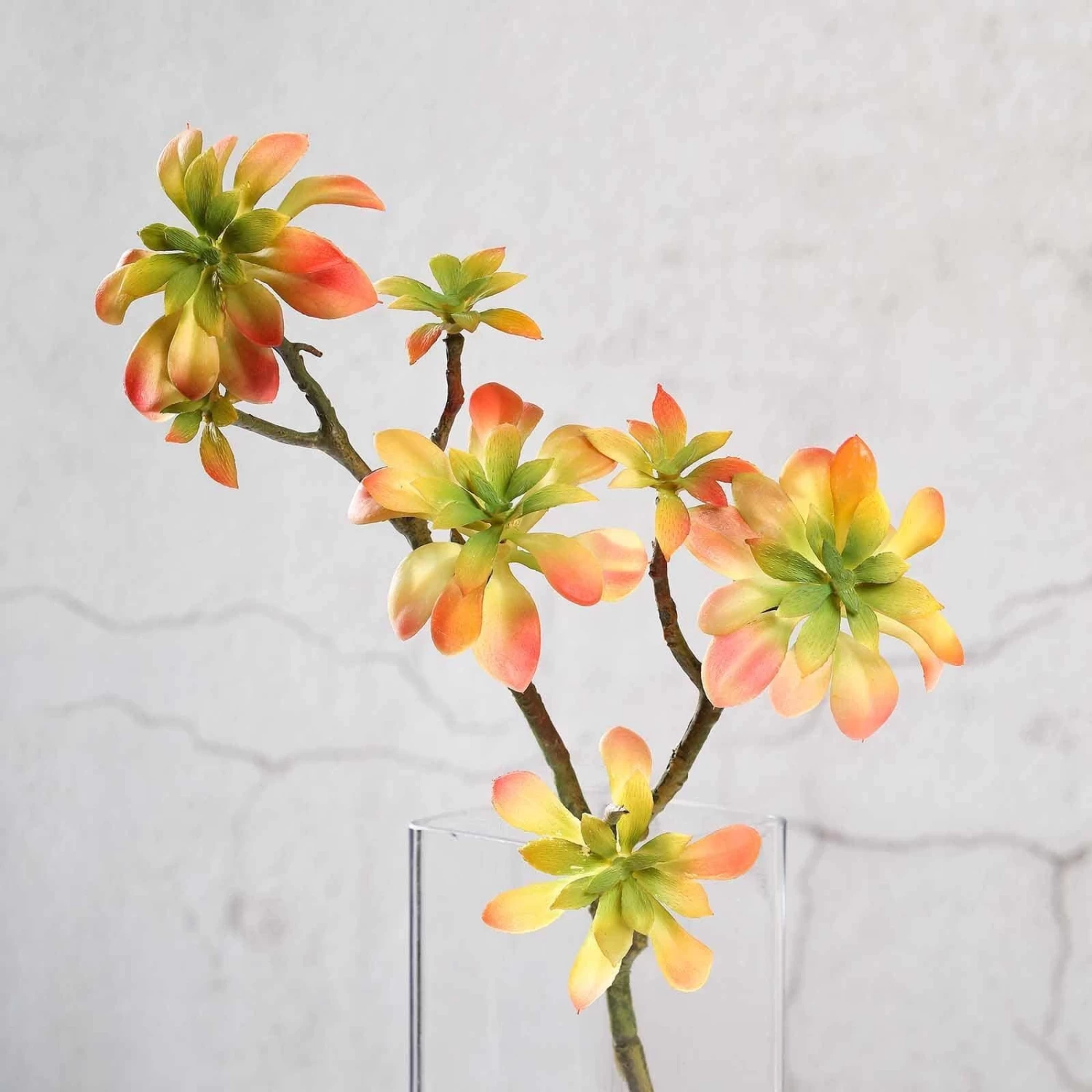 3 Pcs 18" Assorted Artificial Faux Succulent Picks Sprays Stems - Image 6