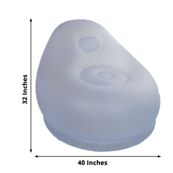 32x40 In Air Candy Inflatable Light Up Chair Battery Operated LED Furniture - Image 7