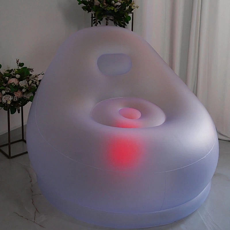 32x40 In Air Candy Inflatable Light Up Chair Battery Operated LED Furniture
