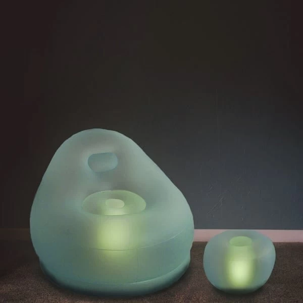 32x40 In Air Candy Inflatable Light Up Chair Battery Operated LED Furniture - Image 2