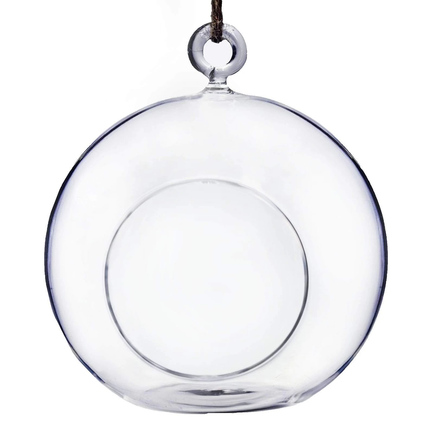 4 Round Glass Globe Hanging Terrariums - Image 2