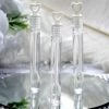 48 Pcs 0.6 Oz Clear Tubes With White Hearts Wedding Bubble Favors
