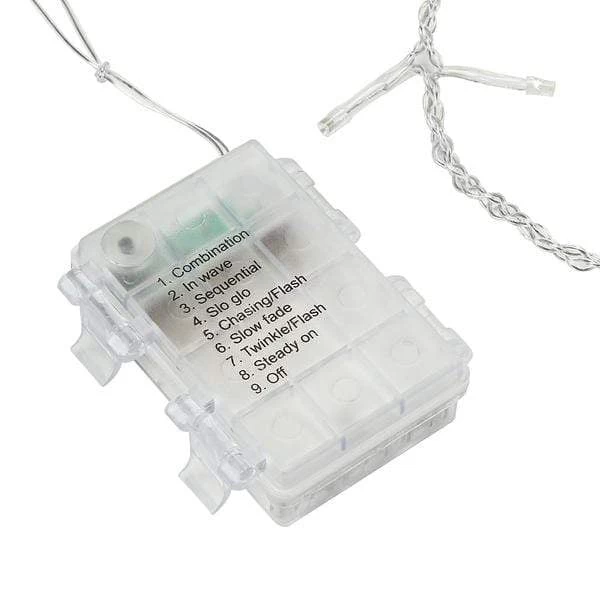 60x36 In Warm White LED Battery Operated Fairy Lights Backdrop Garland - Image 9