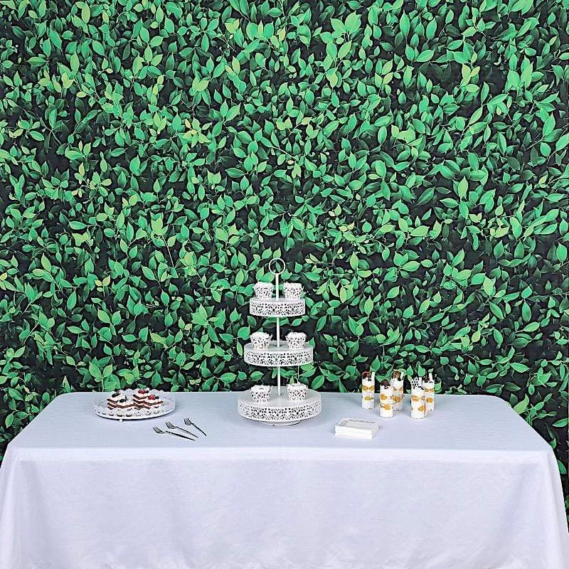 8 Ft Vinyl Photography Background Greenery Printed Party Backdrop - Image 3