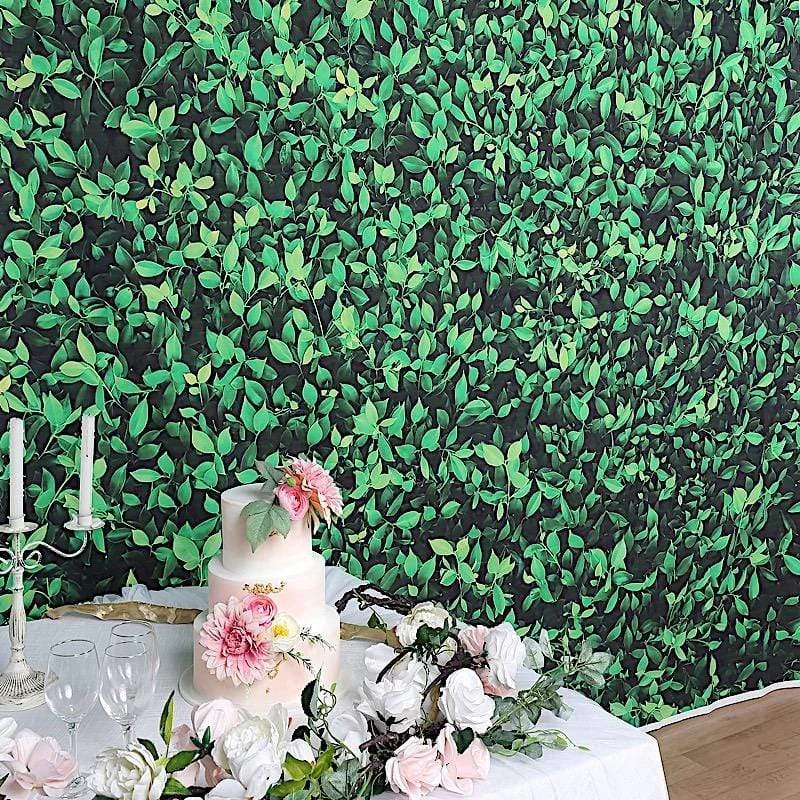 8 Ft Vinyl Photography Background Greenery Printed Party Backdrop - Image 5