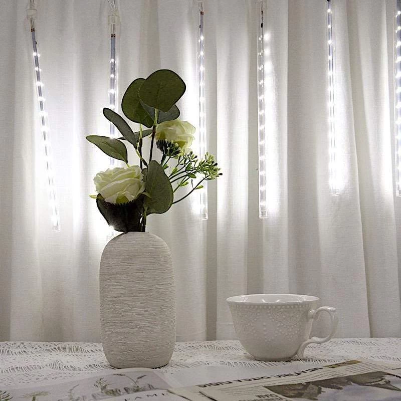 8 Pcs 96" Clear LED Tube Meteor Rain Event Lights - Image 11