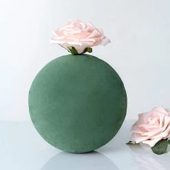 Green 8 In Round Wet Foam Ball Floral Sphere