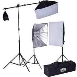 Photography Video Studio Umbrella Continuous Lighting Kit With Arm Softbox