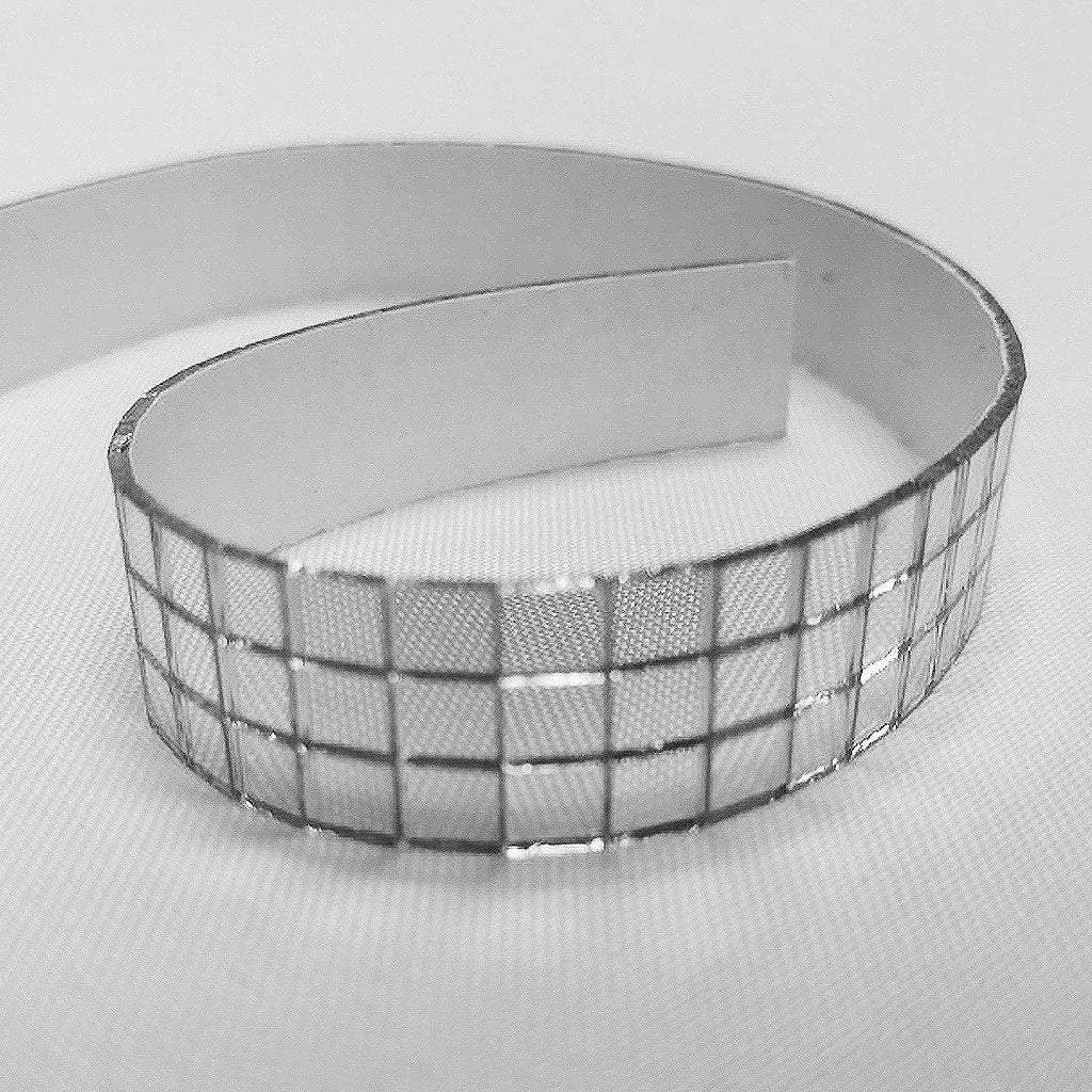 Silver 32" Tall Mirror Mosaic Wedding Vase - Image 4