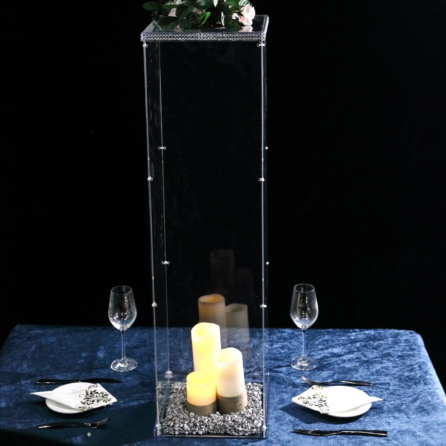 40 In Tall Acrylic Display Box Standing Floor Centerpiece - Image 12