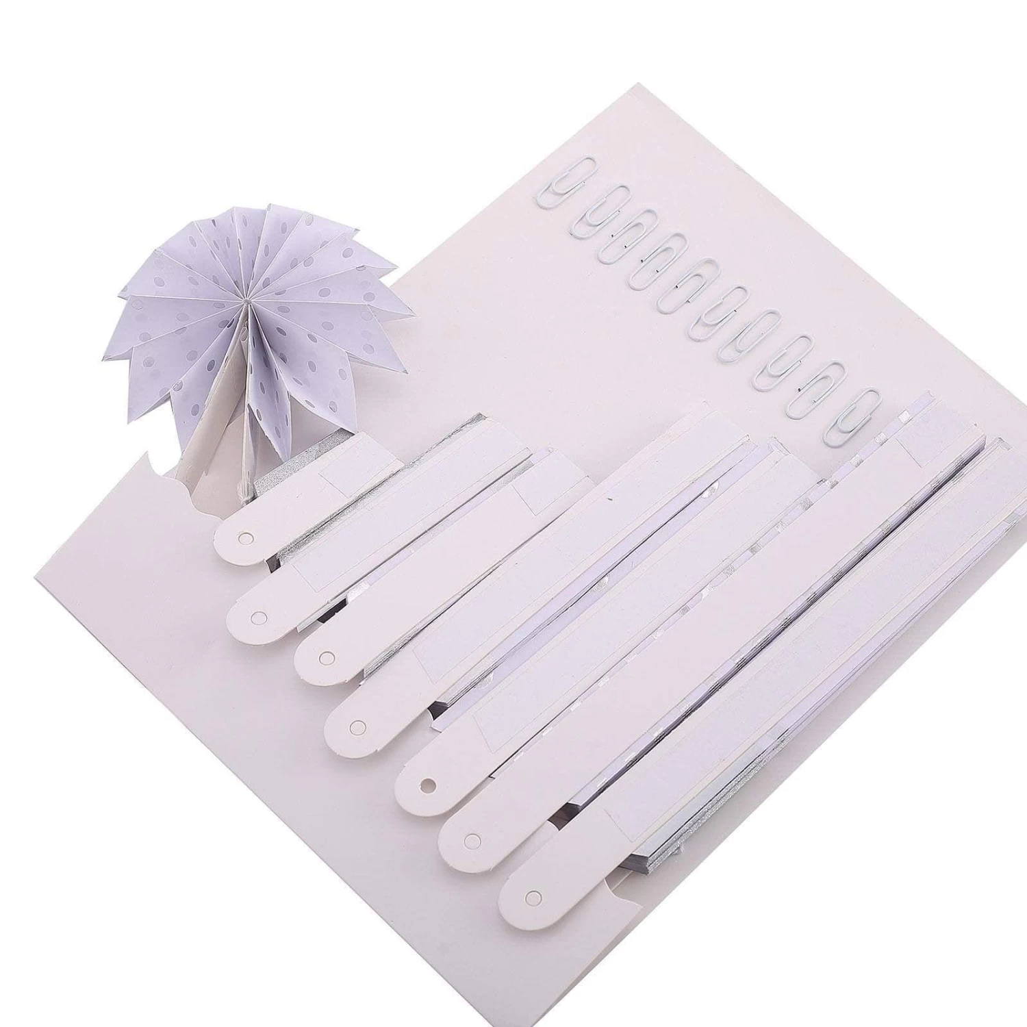 8 Pcs Paper Fans Wall Hanging Decorations - Image 7