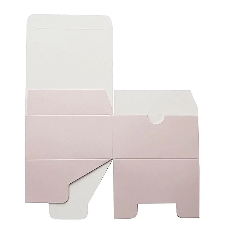 100 Pcs 4 X 4 X 2" Wedding Favor Cake Tuck-in Boxes - Image 2