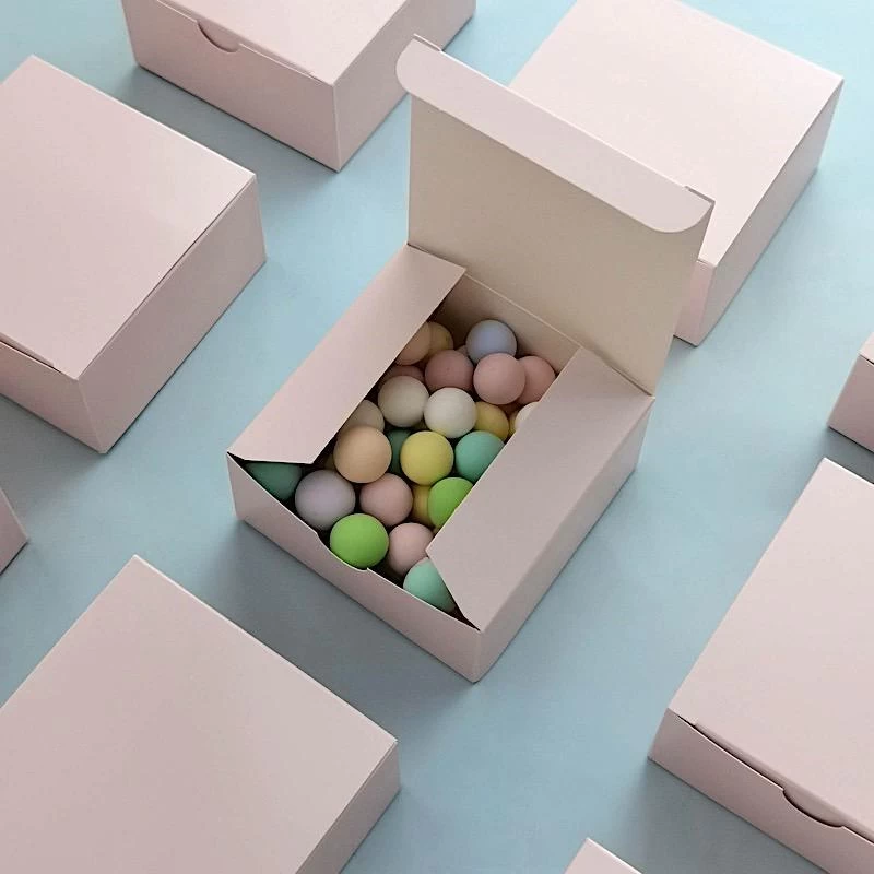 100 Pcs 4 X 4 X 2" Wedding Favor Cake Tuck-in Boxes - Image 4