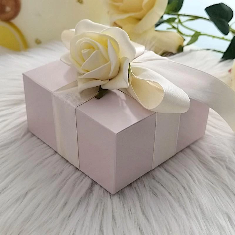 100 Pcs 4 X 4 X 2" Wedding Favor Cake Tuck-in Boxes - Image 5