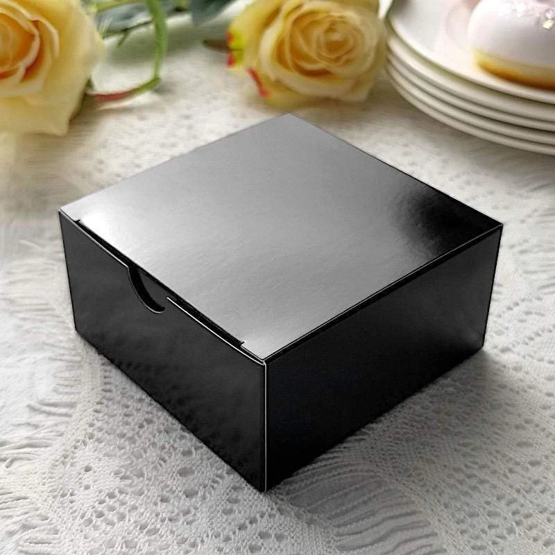 100 Pcs 4 X 4 X 2" Wedding Favor Cake Tuck-in Boxes - Image 18