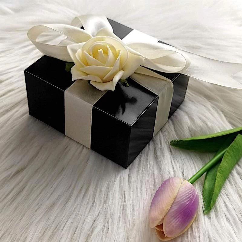 100 Pcs 4 X 4 X 2" Wedding Favor Cake Tuck-in Boxes - Image 9