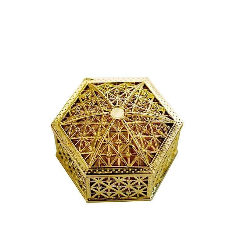 12 Pcs 3 In Mini Hexagon Treasure Boxes Favor Holders - Image 9
