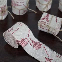 2 Inch X 38.4 Yards Eiffel Tower Cotton Ribbon