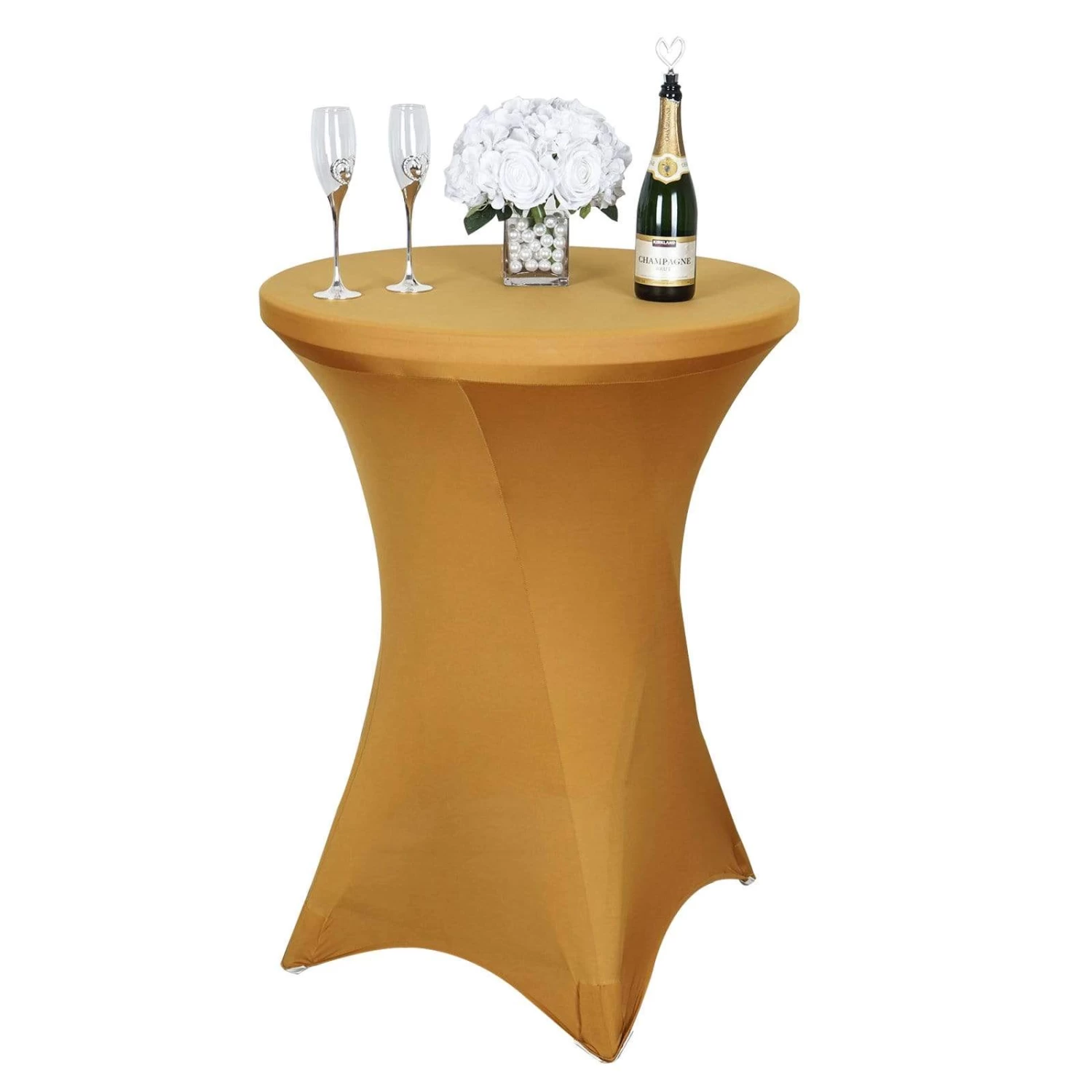 Fitted Spandex Cocktail Table Cover Tablecloth - Image 16