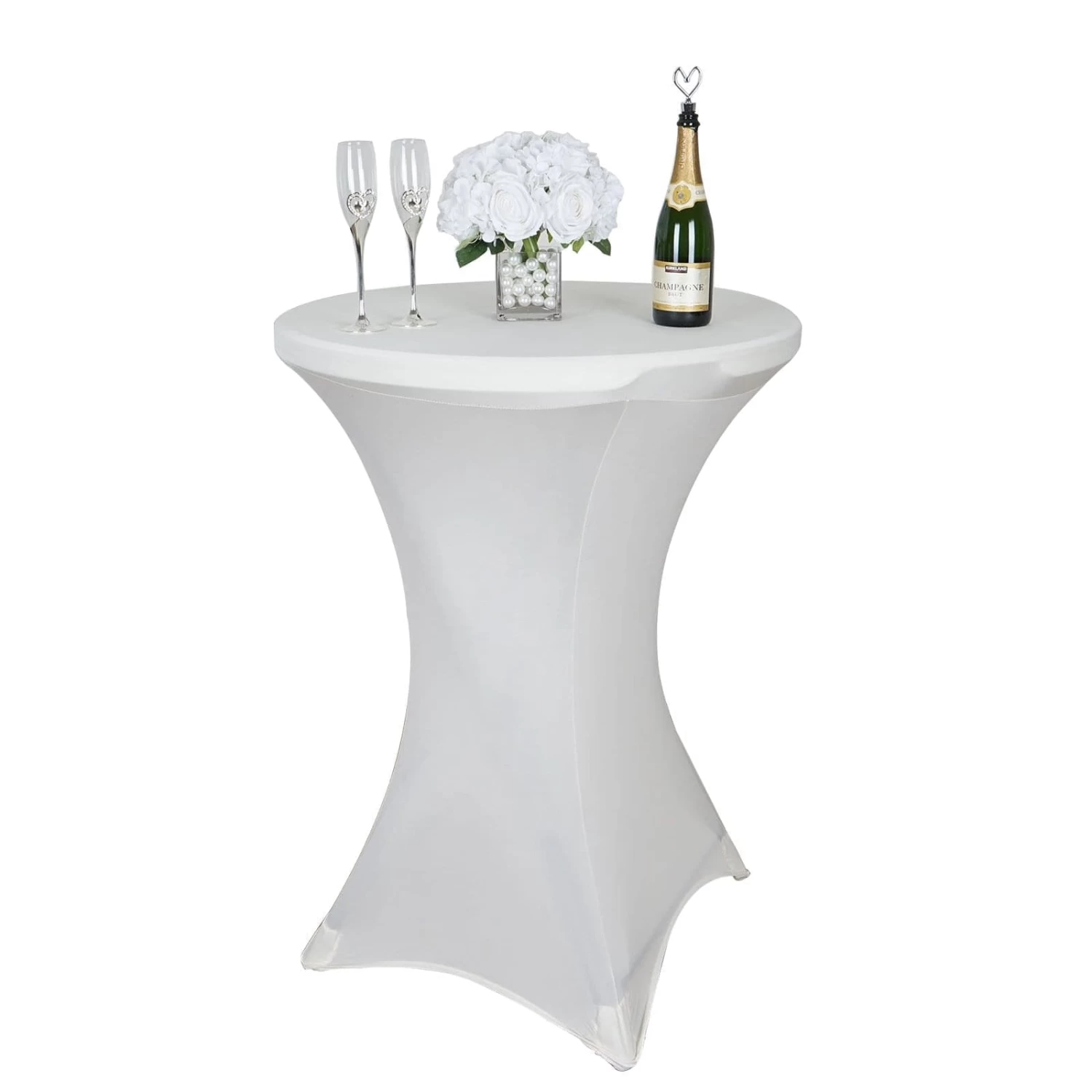 Fitted Spandex Cocktail Table Cover Tablecloth - Image 20