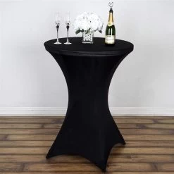 Fitted Spandex Cocktail Table Cover Tablecloth
