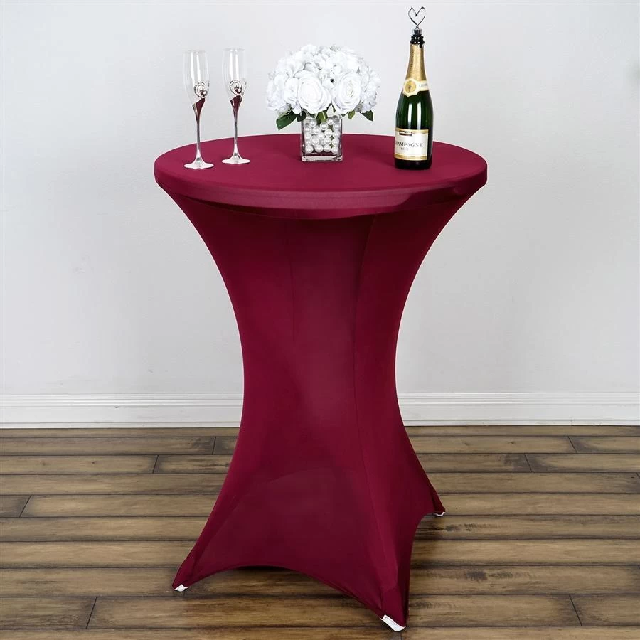 Fitted Spandex Cocktail Table Cover Tablecloth - Image 5