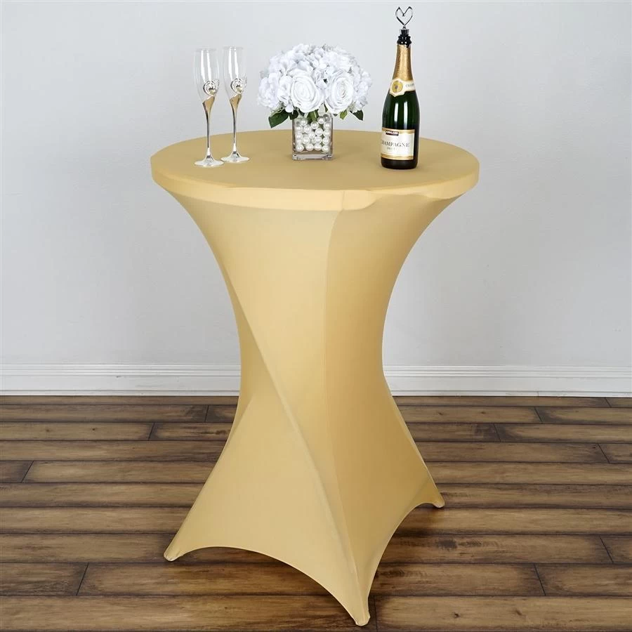 Fitted Spandex Cocktail Table Cover Tablecloth - Image 8