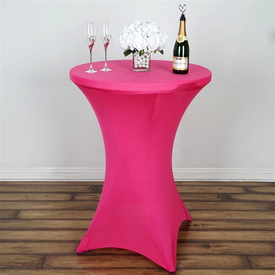 Fitted Spandex Cocktail Table Cover Tablecloth - Image 11
